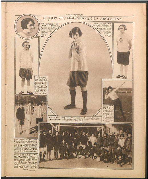 Women’s soccer and the so-called “male sports” in Cultural Magazines at the beginning of the twentieth century